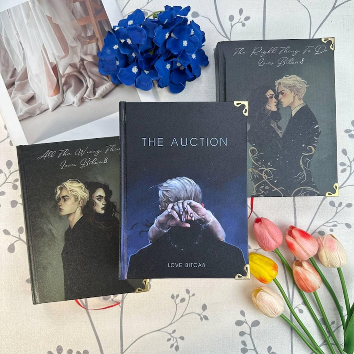 The Right Things to Do & The Auction – Illustrated Hardcover Book Set, Romantic & Dark Fantasy Art