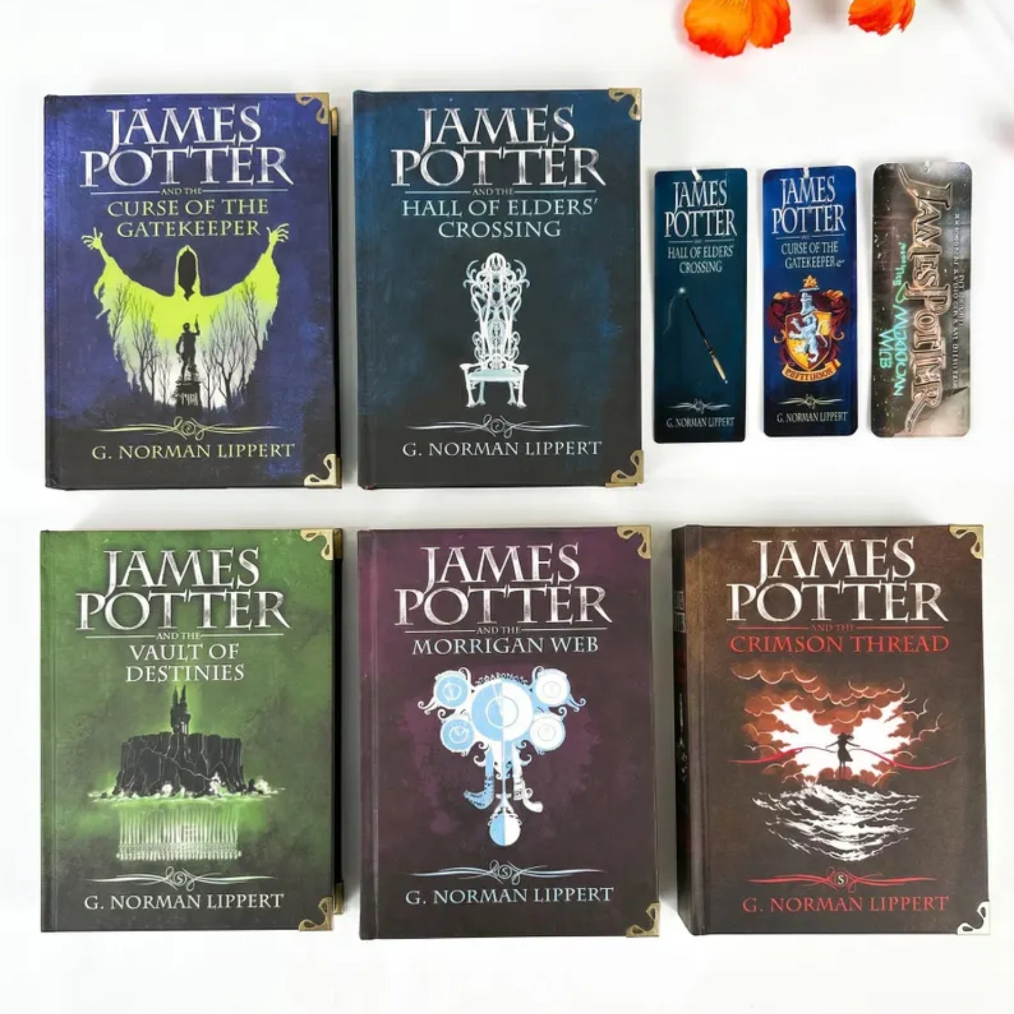 James Potter Fanfiction Hardcover Book Set – Fantasy Adventure Series Collection, Magical Dark Academia Inspired Novel Bundle, Collector Edition Books