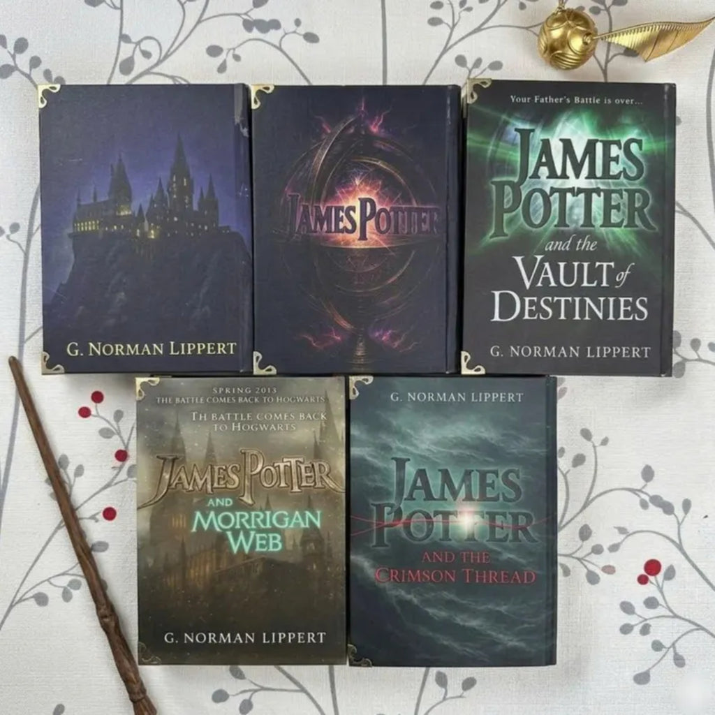 James Potter Fanfiction Hardcover Book Set – Magical Dark Academia Fantasy Series Collection, Adventure & Time Magic Collector Edition Bundle
