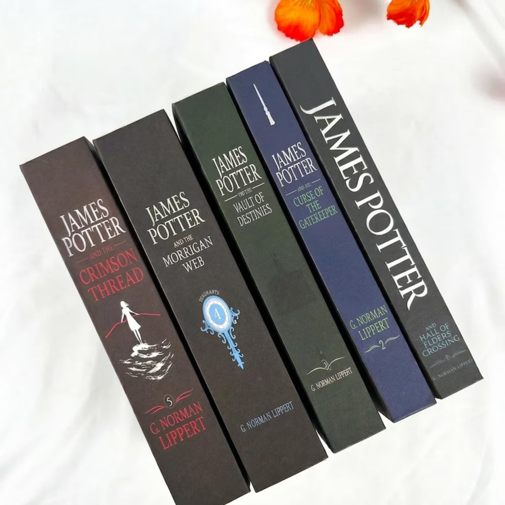 James Potter Fanfiction Hardcover Book Set – Fantasy Adventure Series Collection, Magical Dark Academia Inspired Novel Bundle, Collector Edition Books