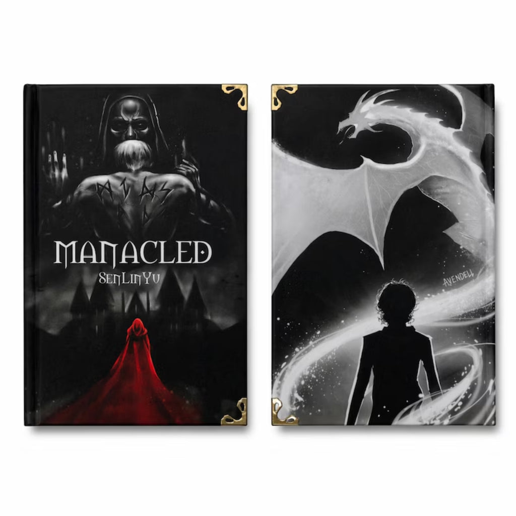 Manacled 3in1 by Shenyulin Hardcover Book – Dark Fantasy Decorative Books with Gothic Cover Art, Collector-Style Bookish Shelf Decor