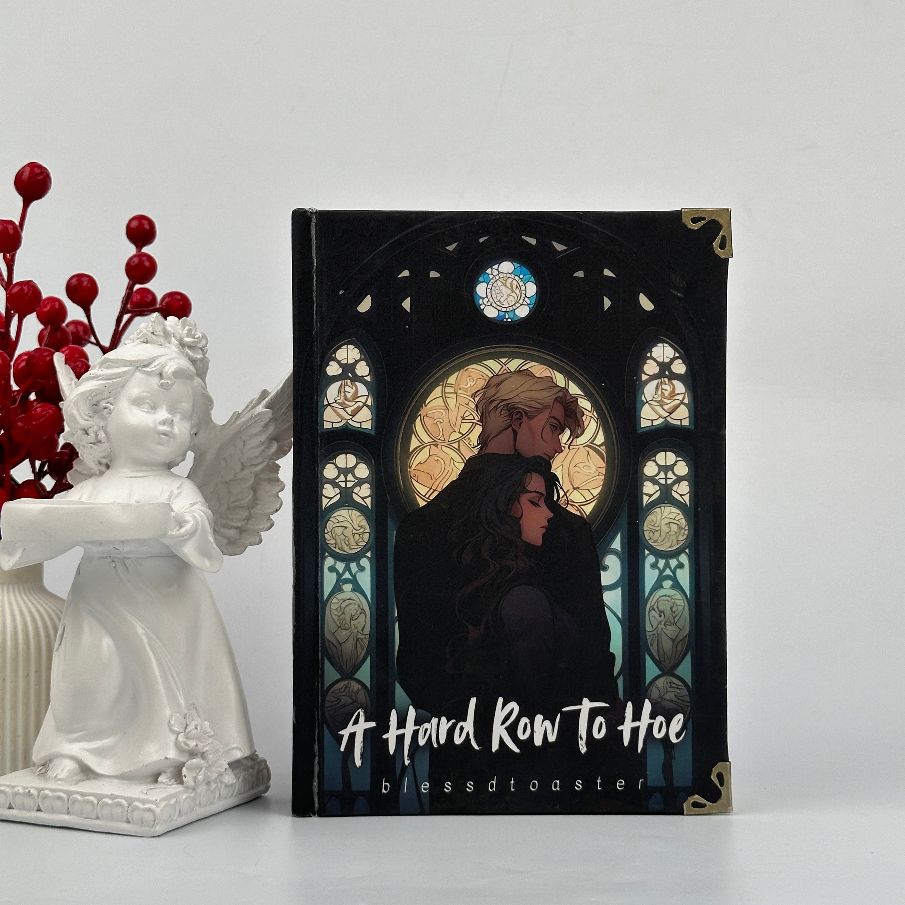 A Hard Row To Hoe by blessdtoaster Hardcover Book | Dark Fantasy Romance Novel with Gothic Romance Vibes