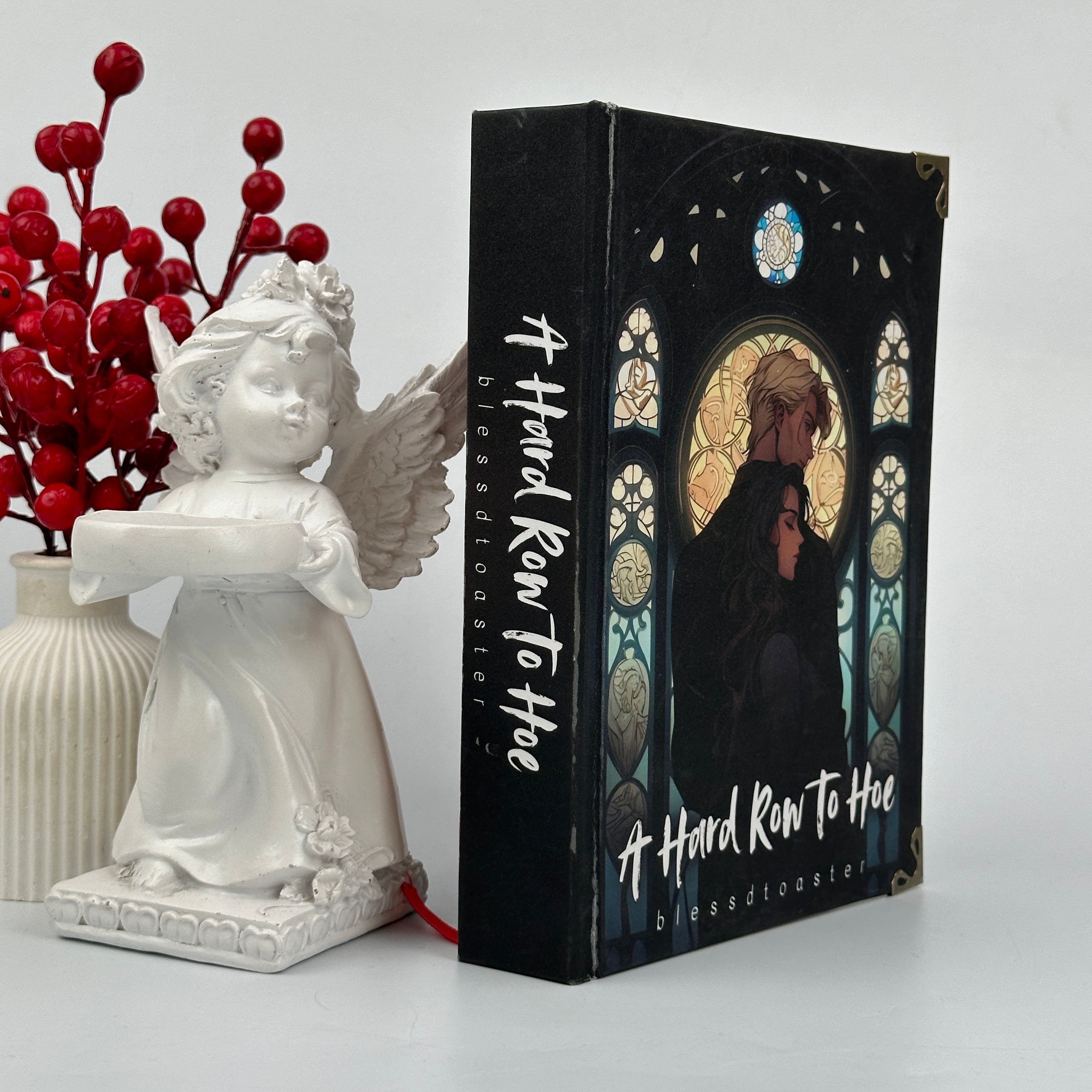 A Hard Row To Hoe by blessdtoaster Hardcover Book | Dark Fantasy Romance Novel with Gothic Romance Vibes
