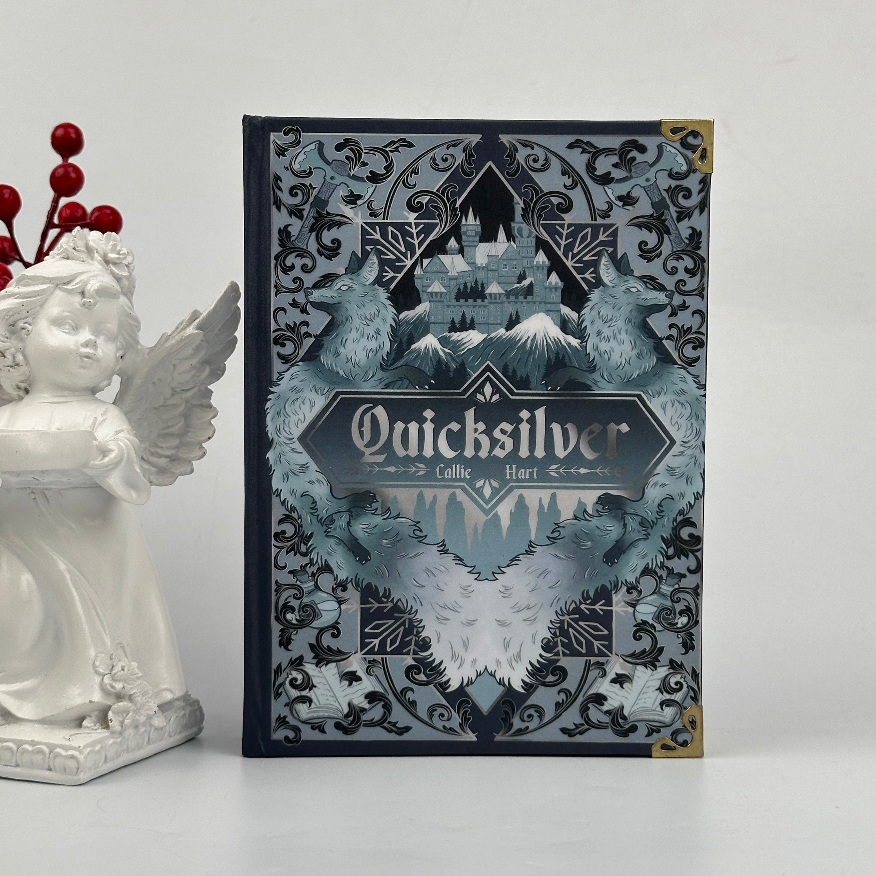 Quicksilver Hardcover  Book– Callie Hart Fantasy Romance Book | Dark Academy Enemies to Lovers Magical Mystery Novel