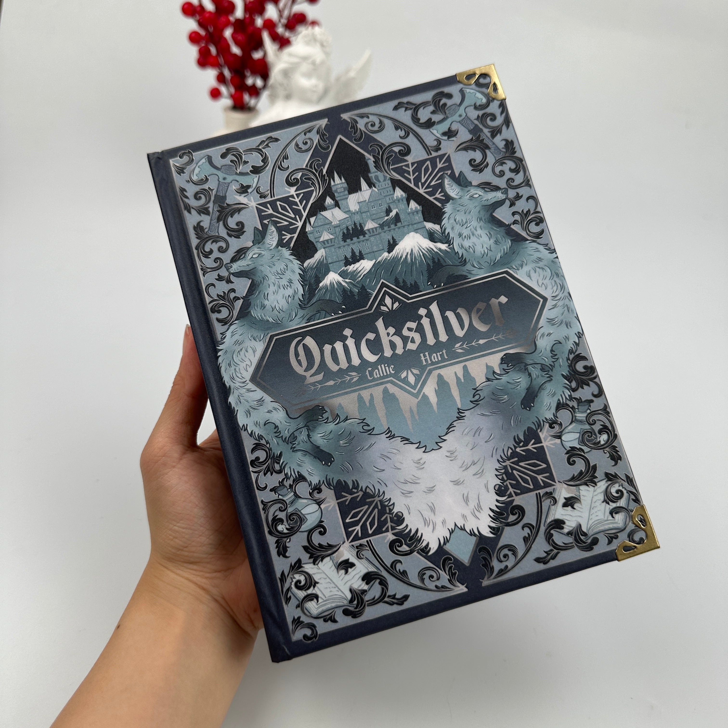 Quicksilver Hardcover  Book– Callie Hart Fantasy Romance Book | Dark Academy Enemies to Lovers Magical Mystery Novel