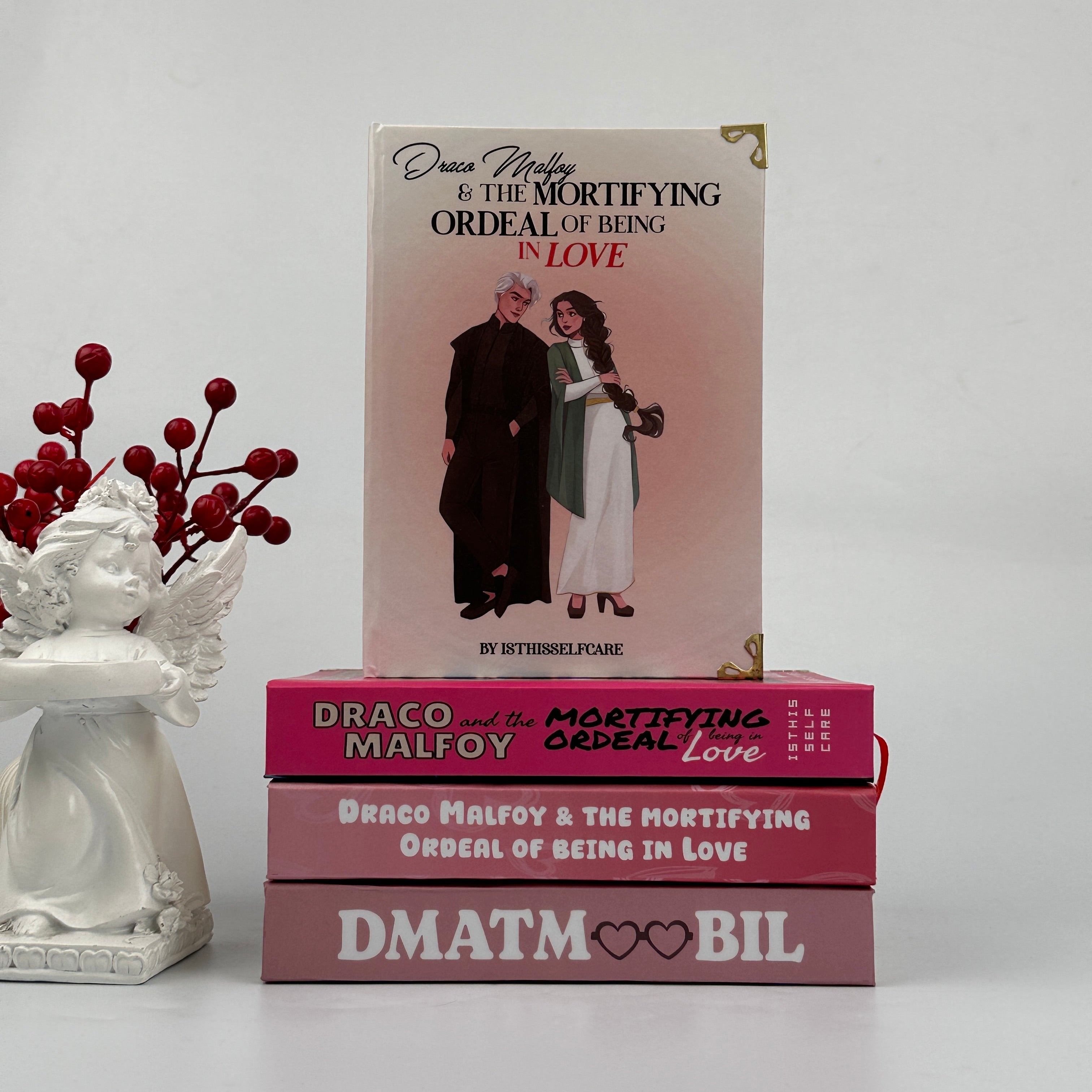 Draco Malfoy & The Mortifying Ordeal of Being in Love Hardcover Book | Slow Burn Enemies to Lovers Fantasy Romance Novel