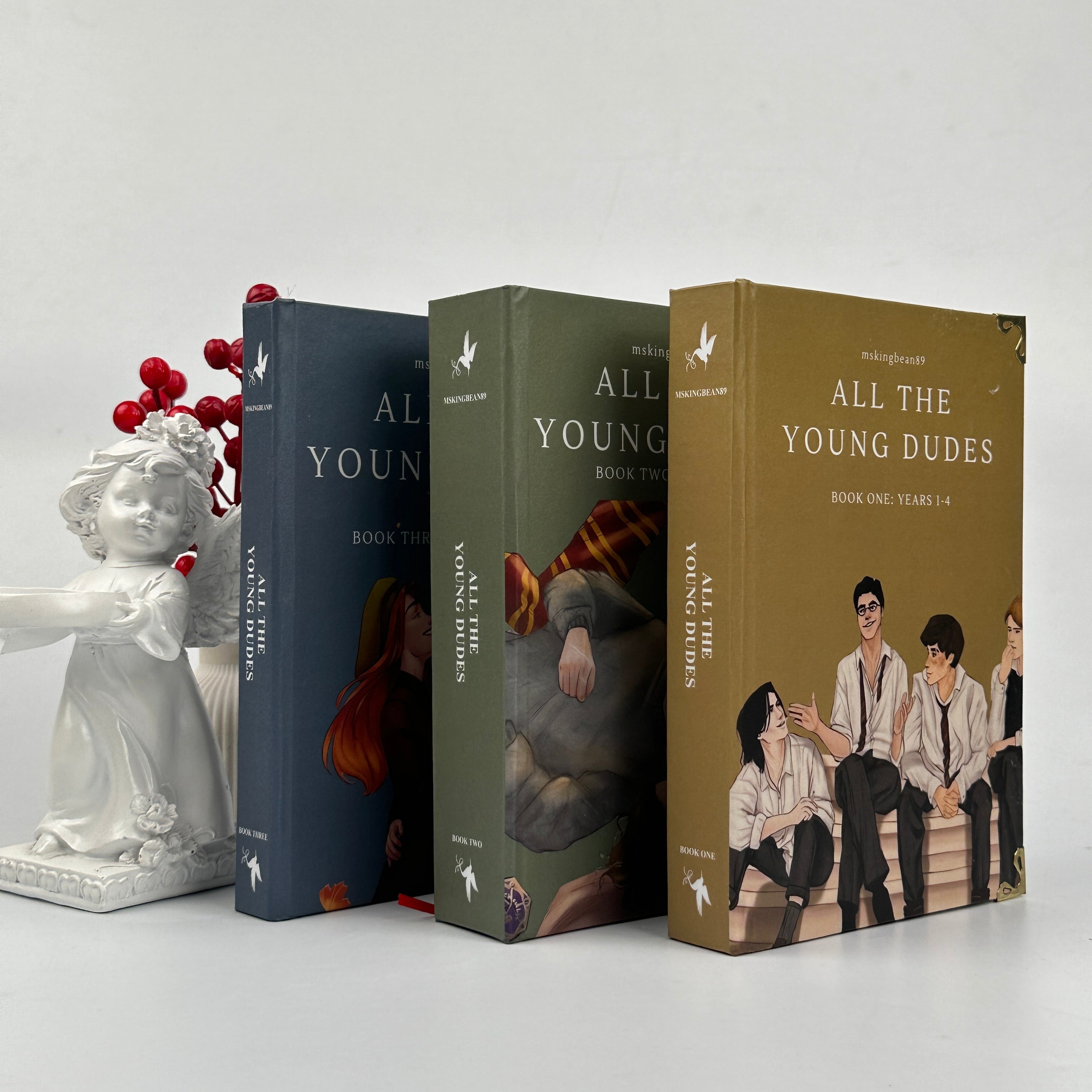 All the Young Dudes Book Series Complete Set | Harry Potter Inspired Fanfiction Romance Hardcover Collection