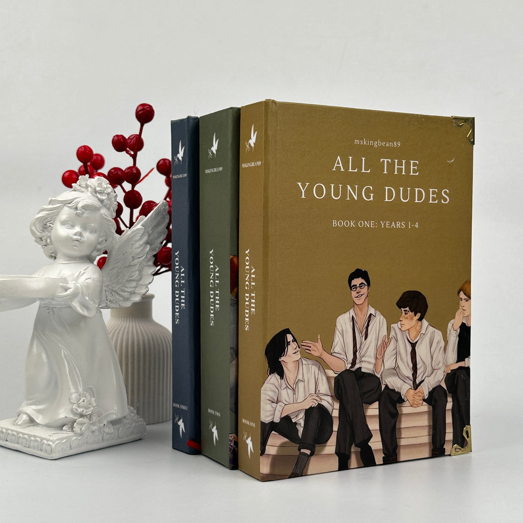 All the Young Dudes Book Series Complete Set | Harry Potter Inspired Fanfiction Romance Hardcover Collection