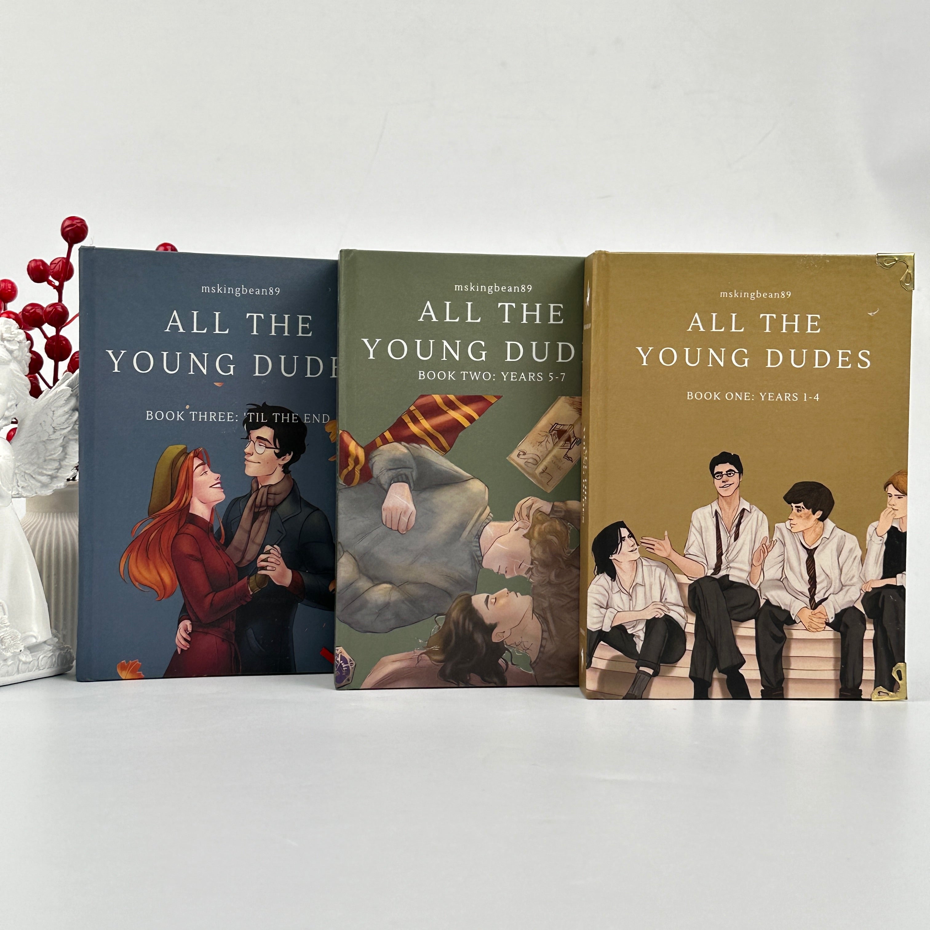 All the Young Dudes Book Series Complete Set | Harry Potter Inspired Fanfiction Romance Hardcover Collection