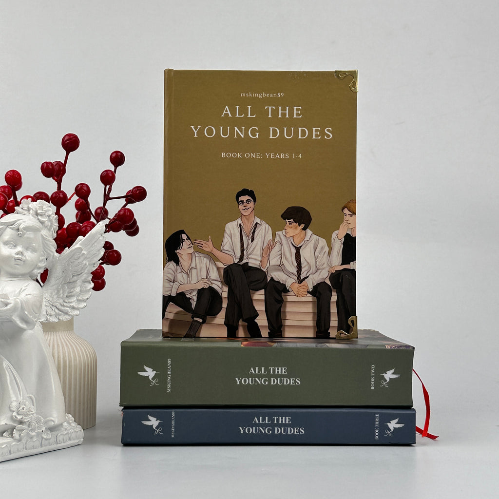 All the Young Dudes Book Series Complete Set | Harry Potter Inspired Fanfiction Romance Hardcover Collection