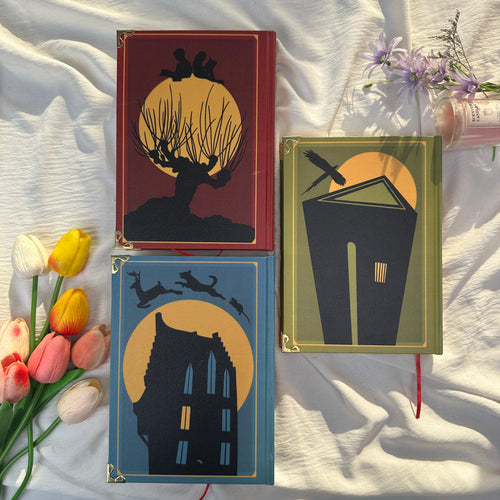 All The Young Dudes Hardcover Book Set – Decorative Collector-Inspired Books with Aesthetic Cover Art, Vintage Style Bookshelf Decor Gift
