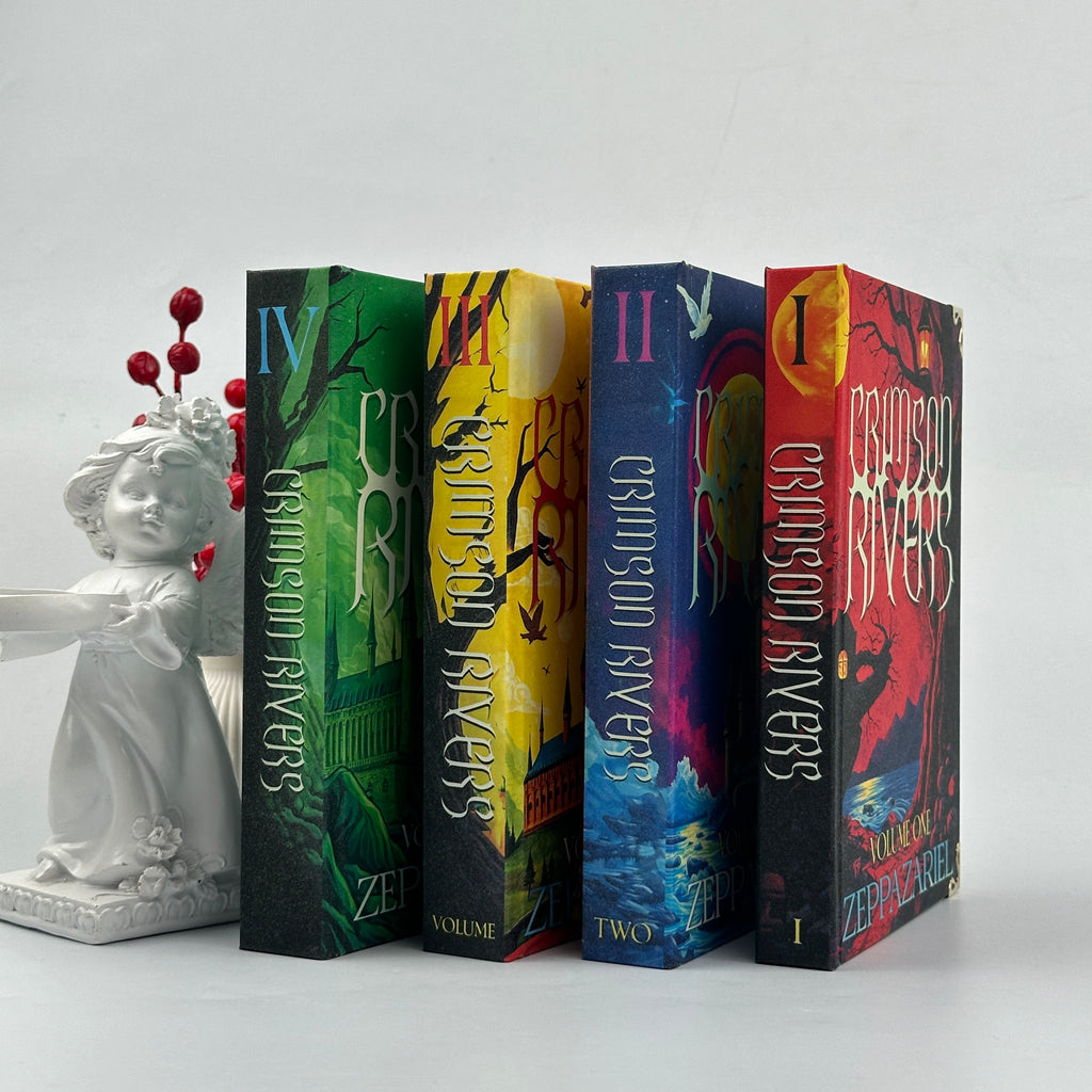 Crimson Rivers Fantasy Book Set – Complete Illustrated Collection by Zeppazariel