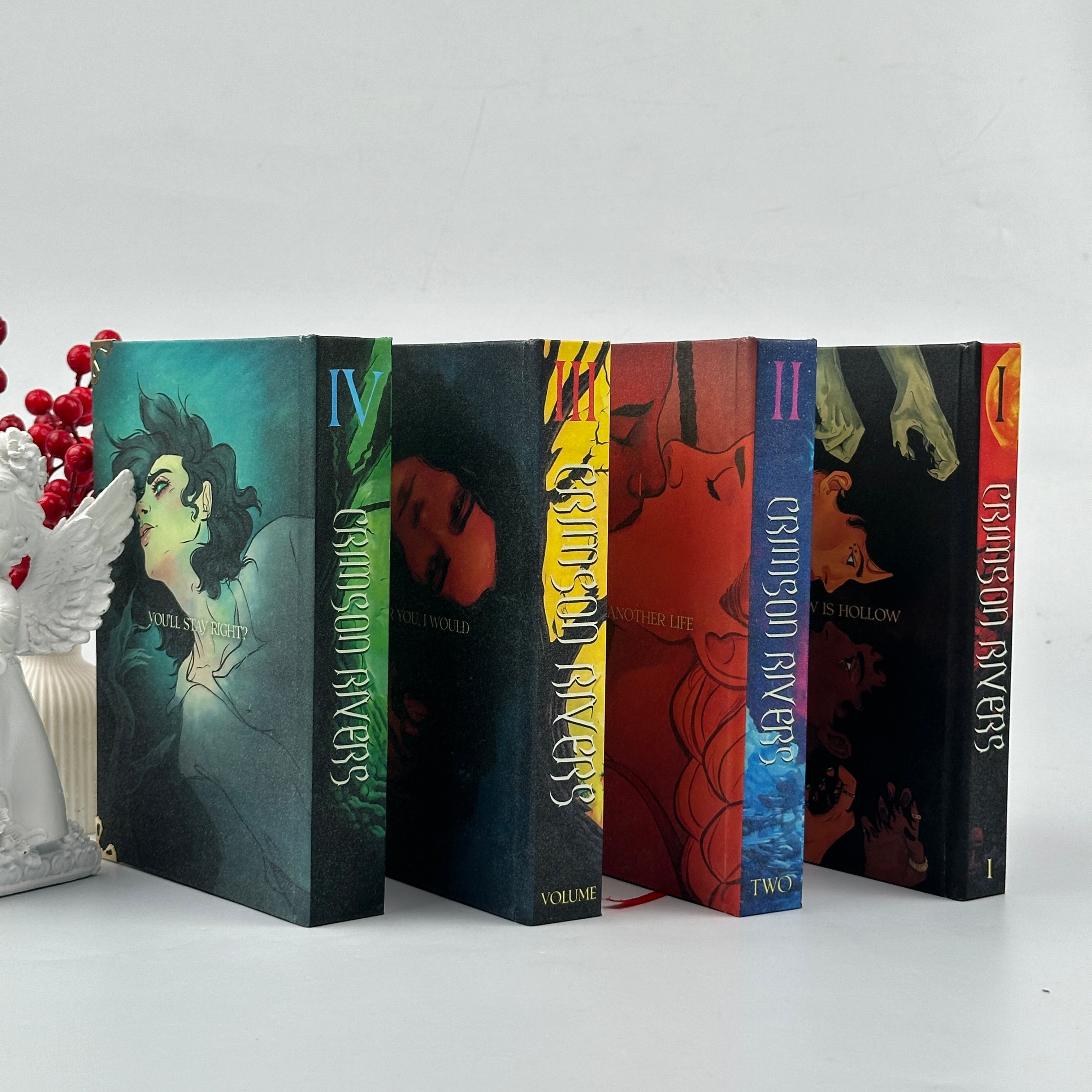 Crimson Rivers Fantasy Book Set – Complete Illustrated Collection by Zeppazariel