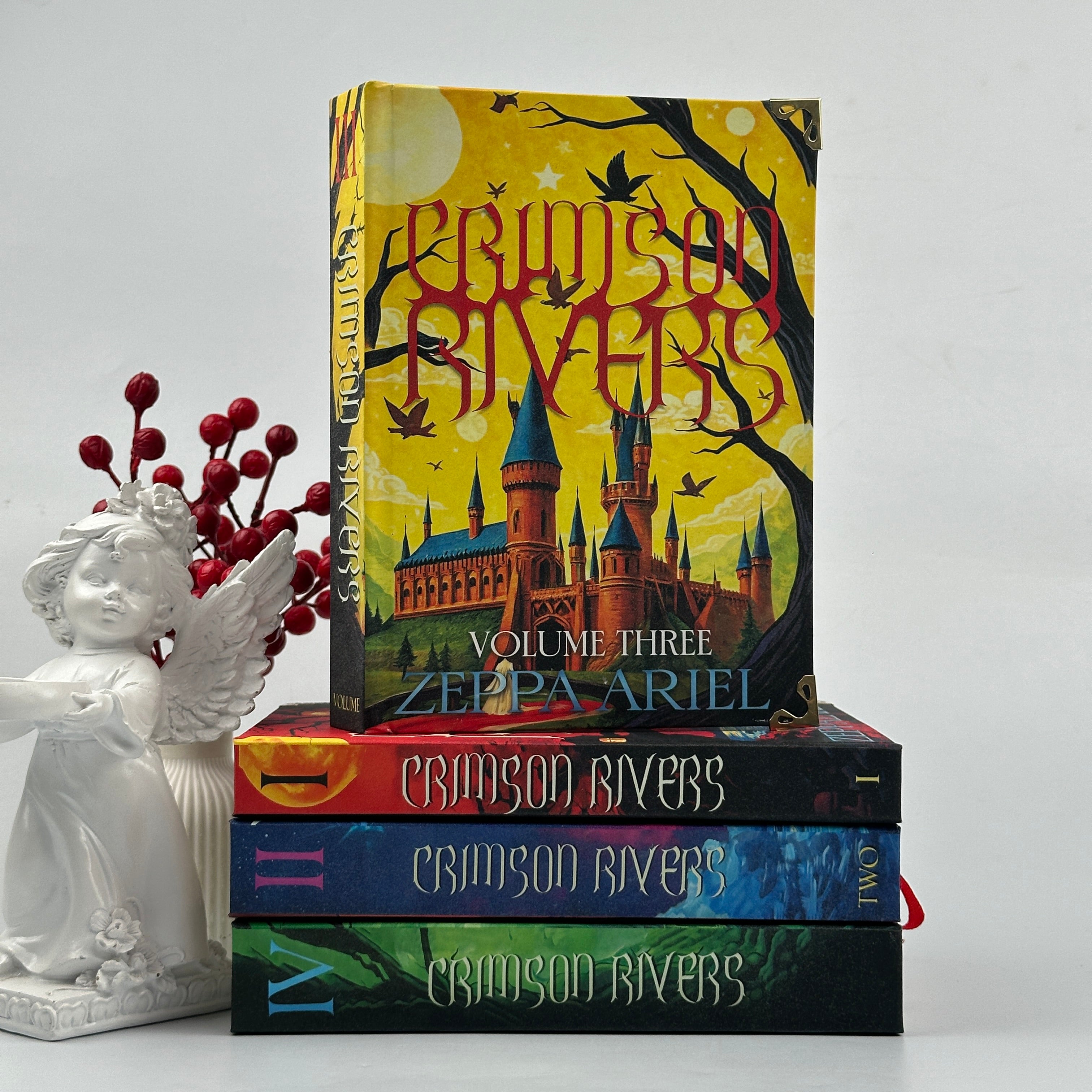 Crimson Rivers Fantasy Book Set – Complete Illustrated Collection by Zeppazariel