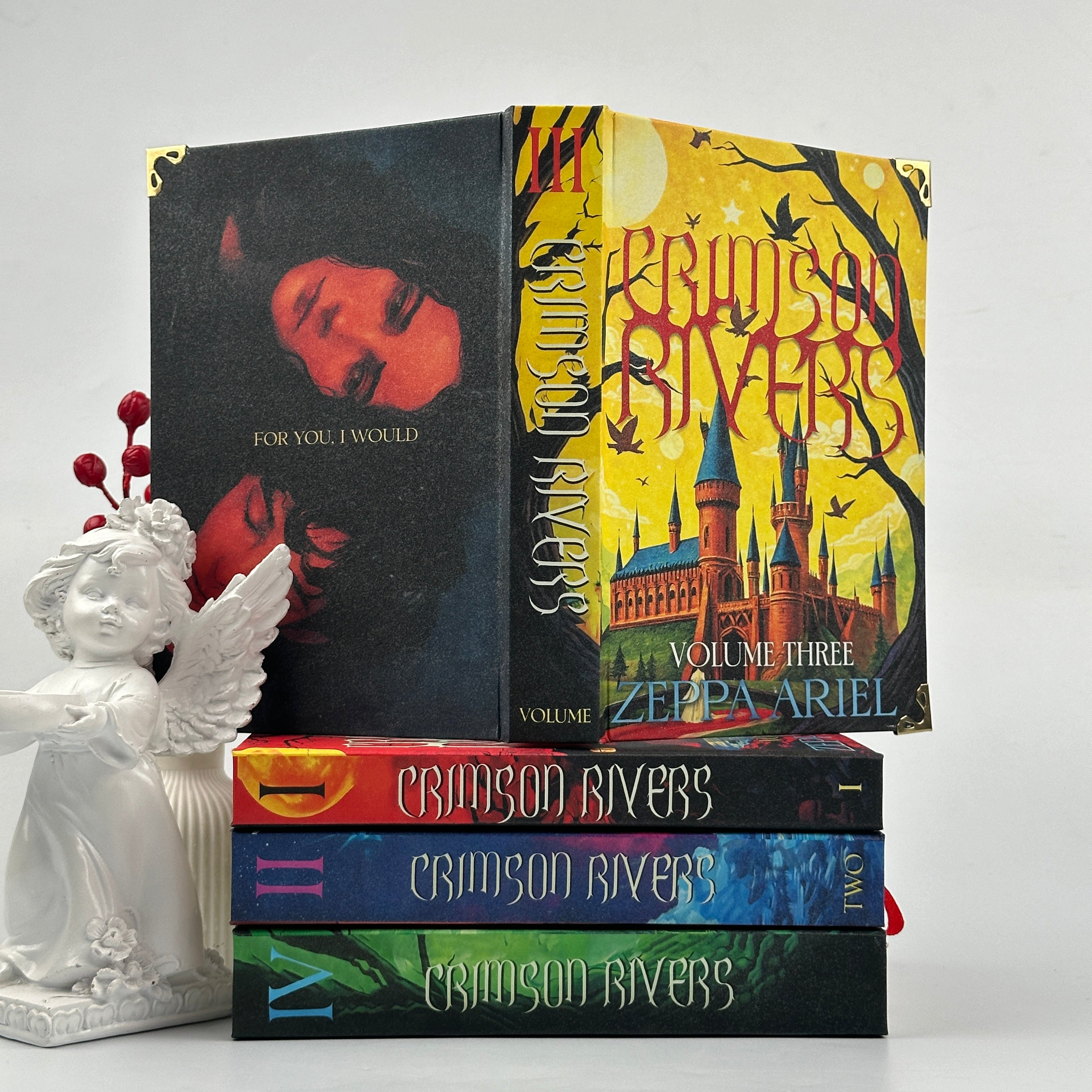 Crimson Rivers Fantasy Book Set – Complete Illustrated Collection by Zeppazariel