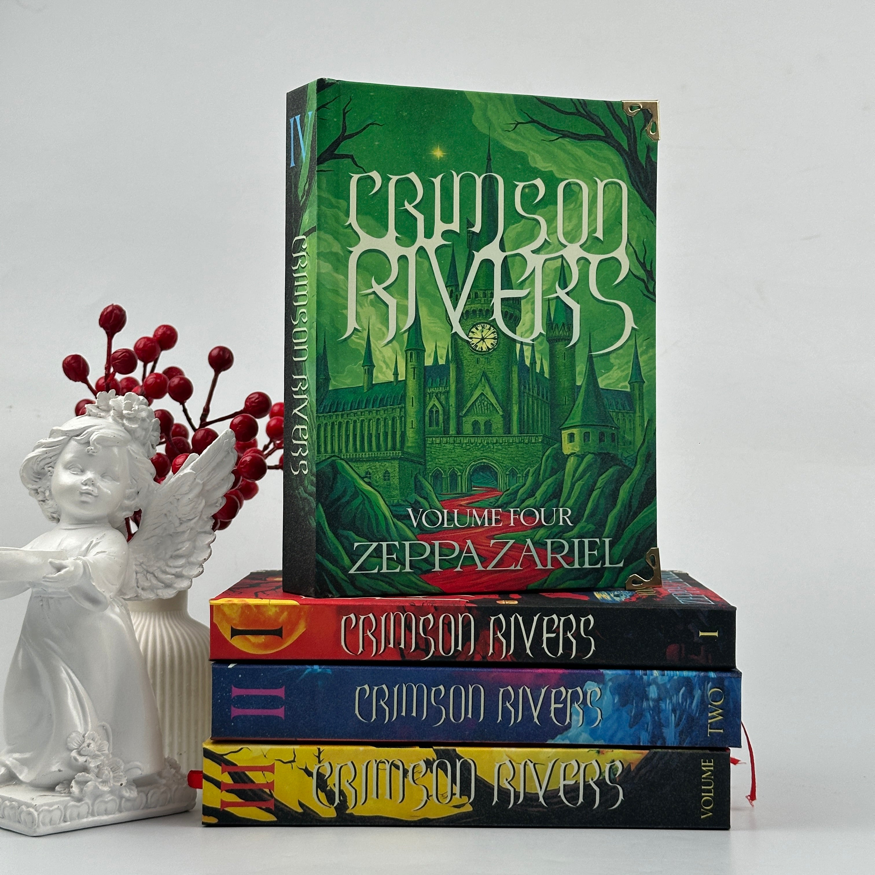 Crimson Rivers Fantasy Book Set – Complete Illustrated Collection by Zeppazariel