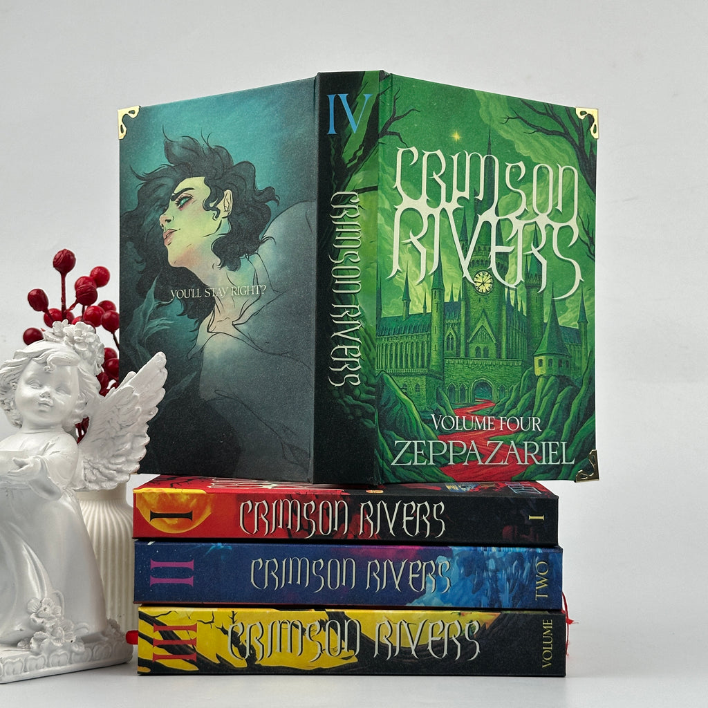 Crimson Rivers Fantasy Book Set – Complete Illustrated Collection by Zeppazariel