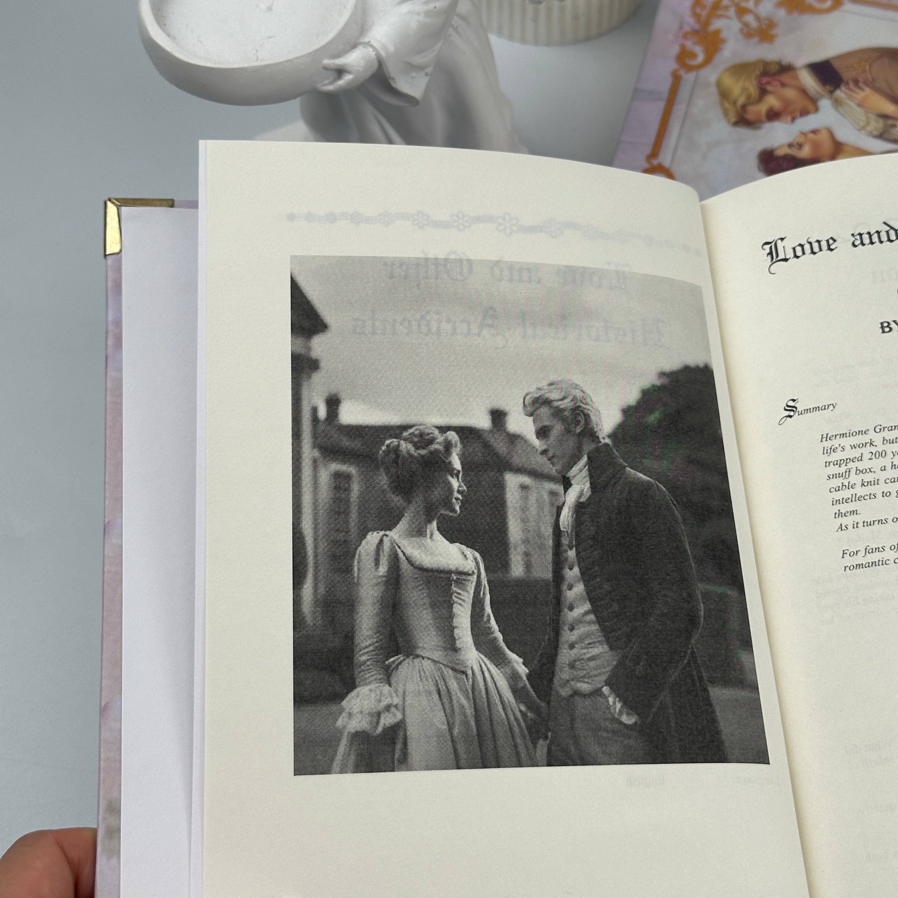 Love and Other Historical Accidents Inspired Hardcover Book – Romantic Regency Decorative Book with Vintage Couple Cover Art