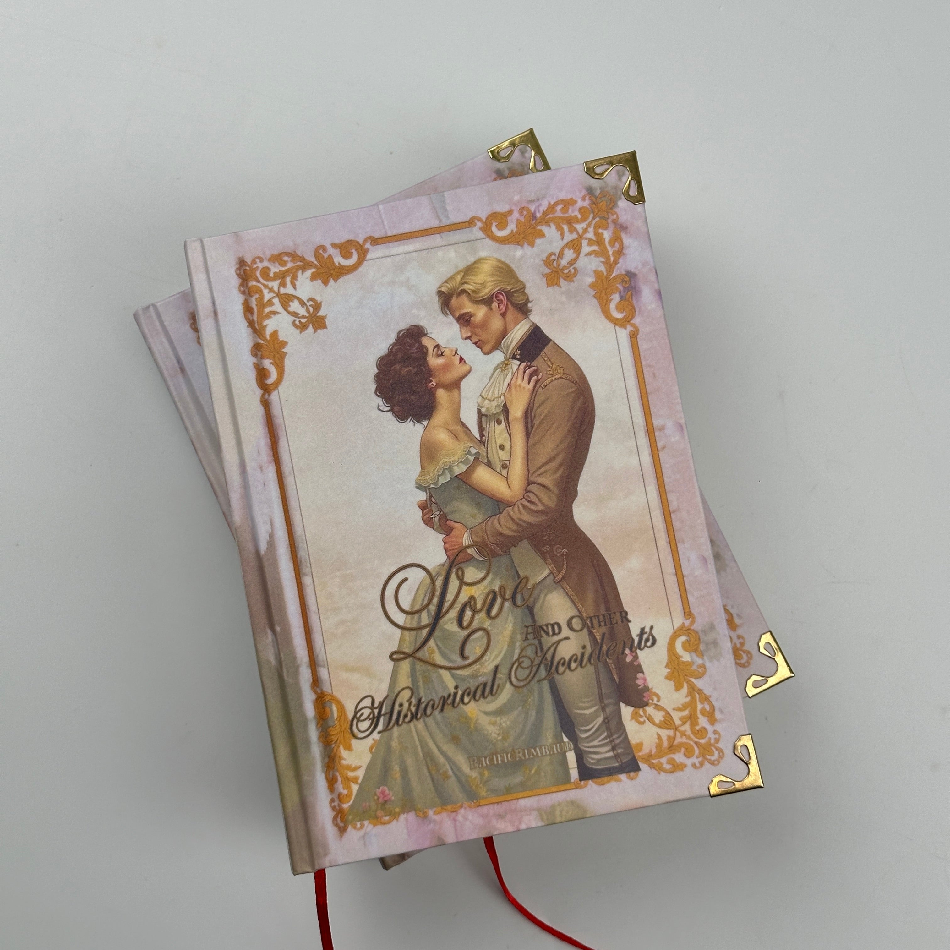 Love and Other Historical Accidents Inspired Hardcover Book – Romantic Regency Decorative Book with Vintage Couple Cover Art