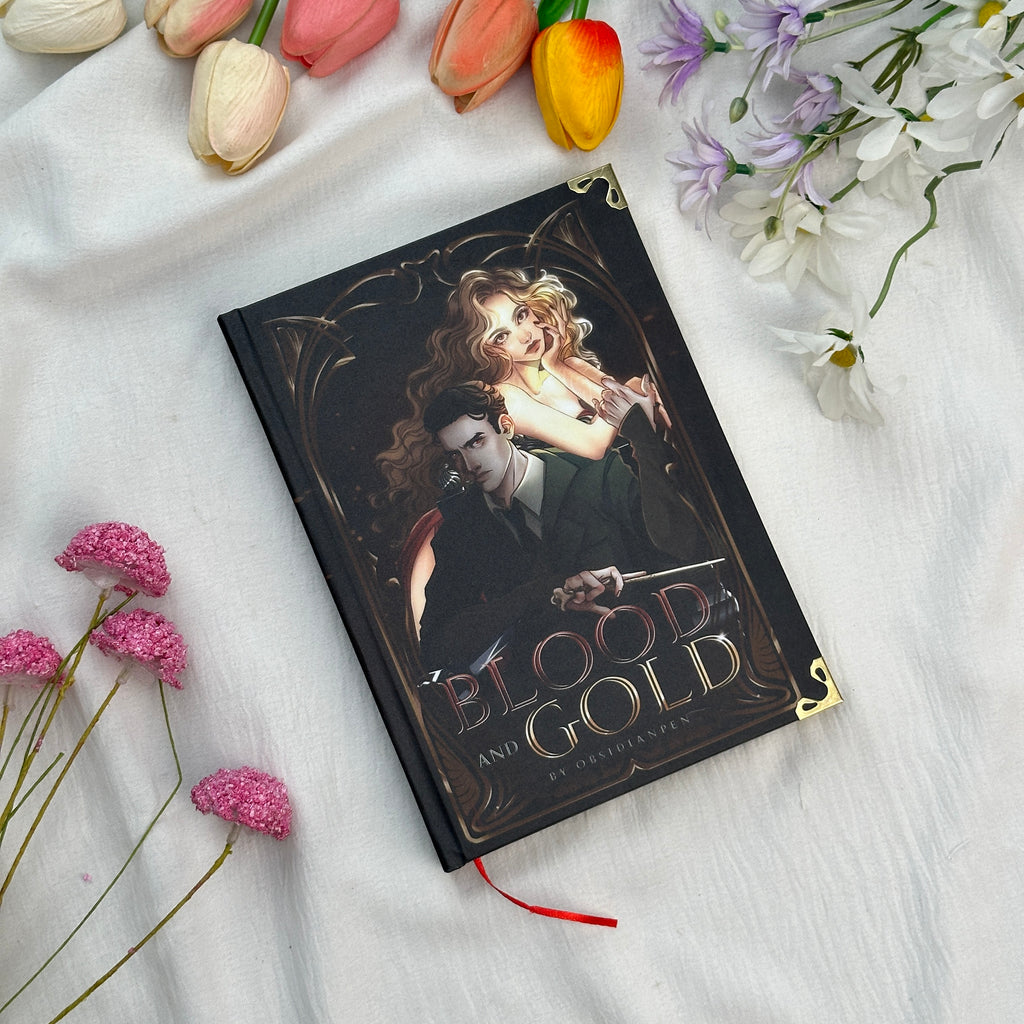 Blood and Gold Hardcover Book Set – Dark Fantasy Romance Collection, Gothic Aesthetic Couple Novel, Collector Edition Hardcover Series