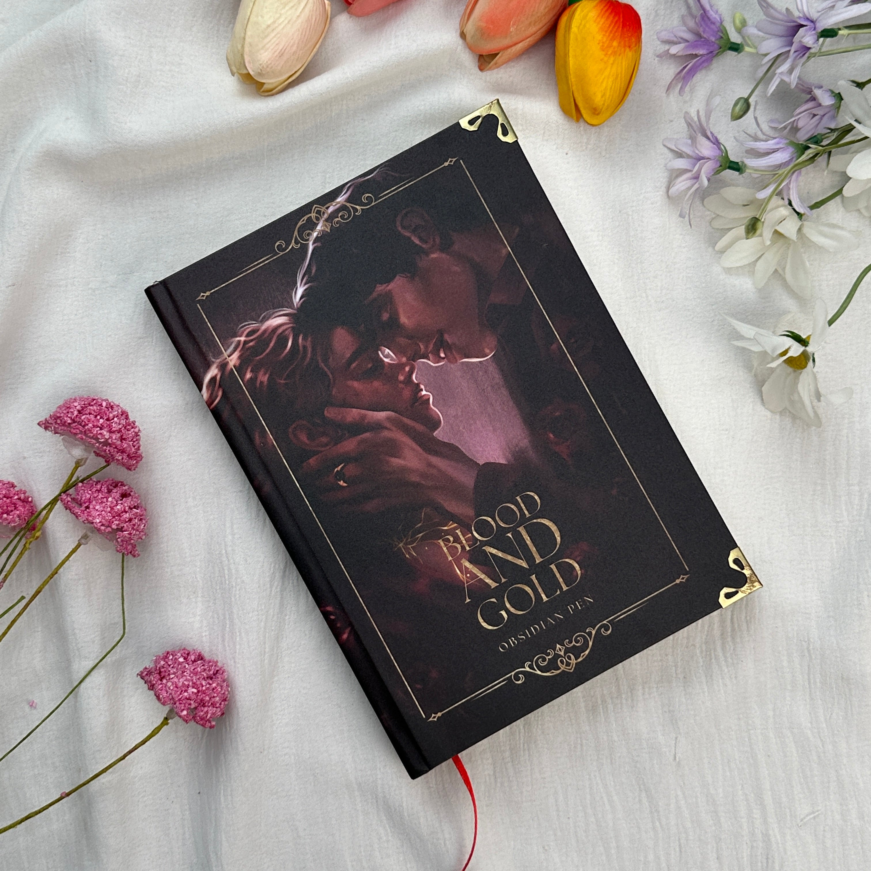 Blood and Gold Hardcover Book Set – Dark Fantasy Romance Collection, Gothic Aesthetic Couple Novel, Collector Edition Hardcover Series