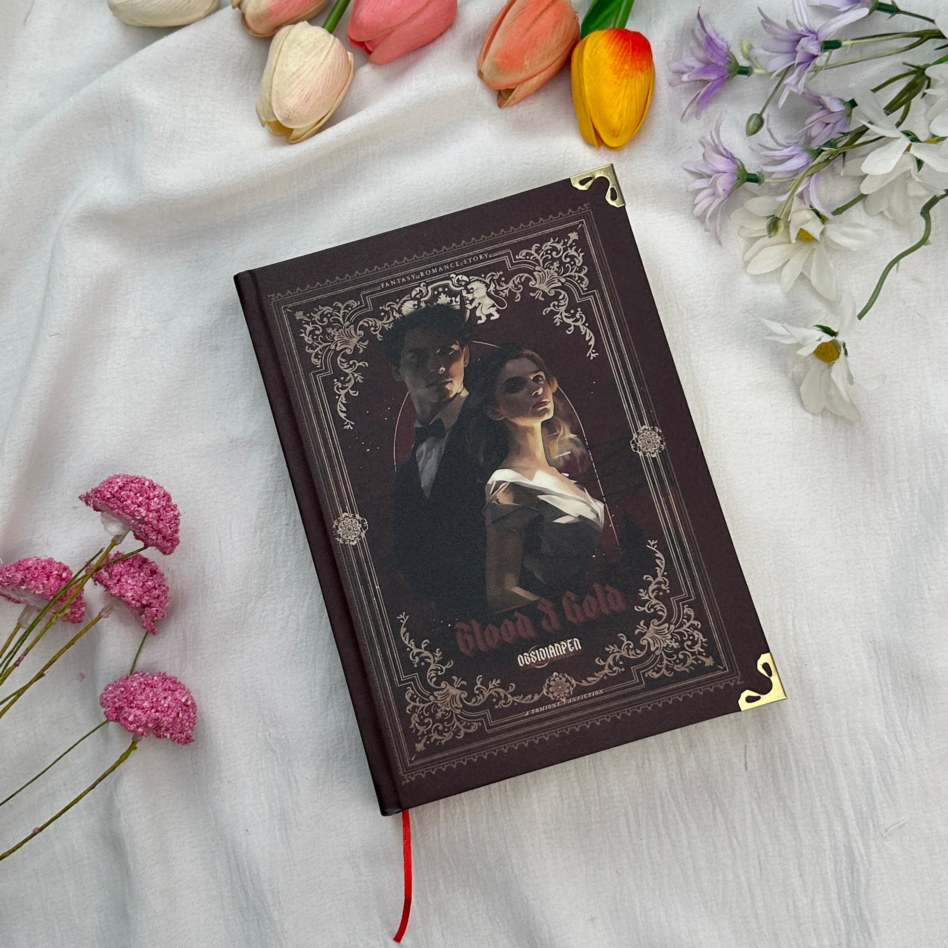 Blood and Gold Hardcover Book Set – Dark Fantasy Romance Collection, Gothic Aesthetic Couple Novel, Collector Edition Hardcover Series