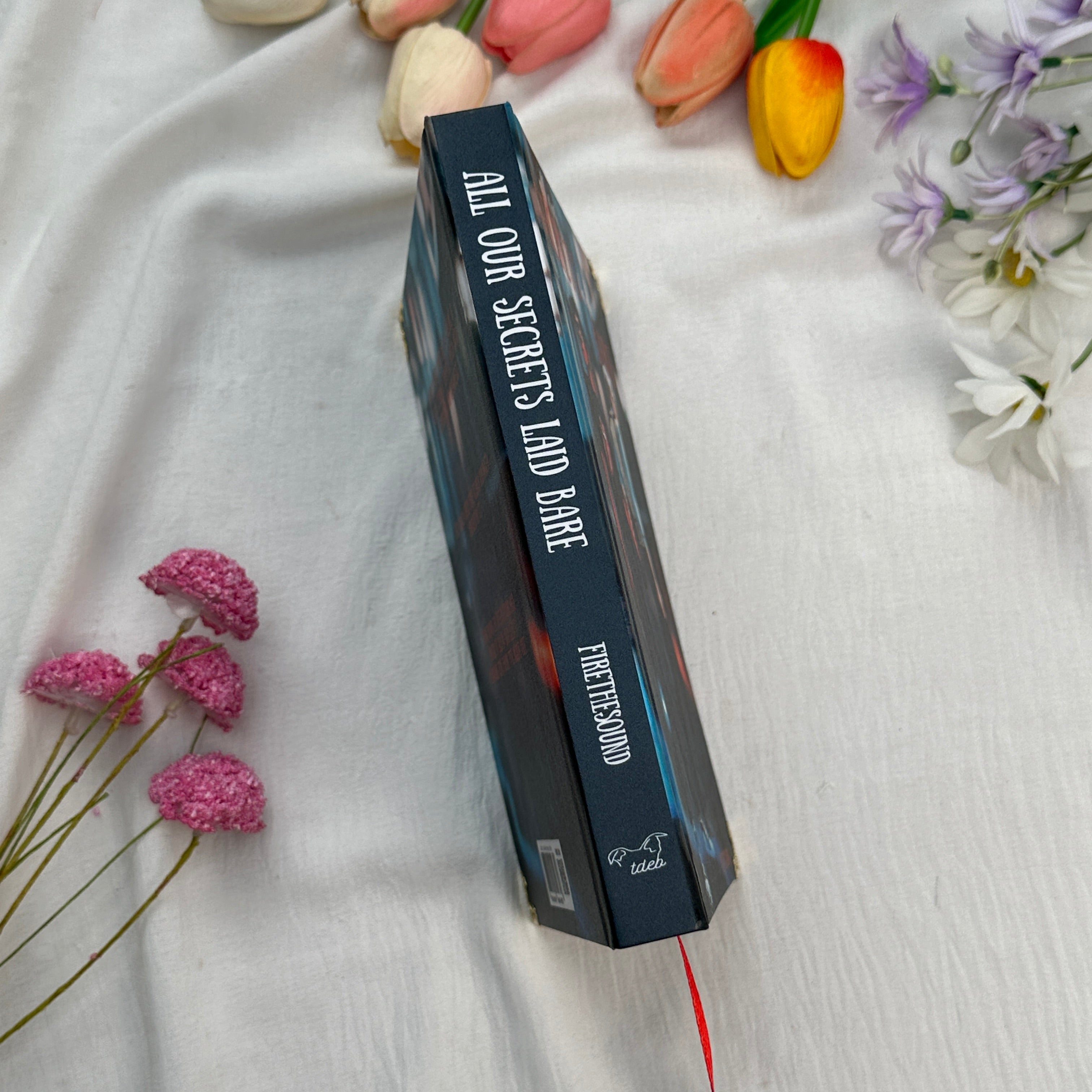 All Our Secrets Laid Bare Hardcover Book – Dark Academia YA Romance Novel, Emotional LGBTQ+ Inspired Fiction Collectible Edition