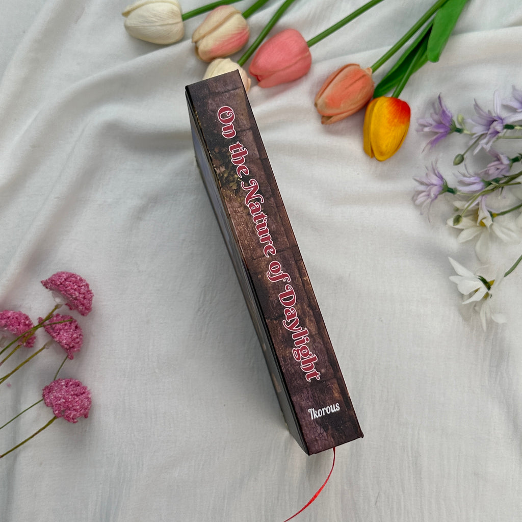 On the Nature of Daylight Hardcover Book – Romantic Fantasy Love Story Novel, Emotional Couple Romance Fiction Collectible Edition