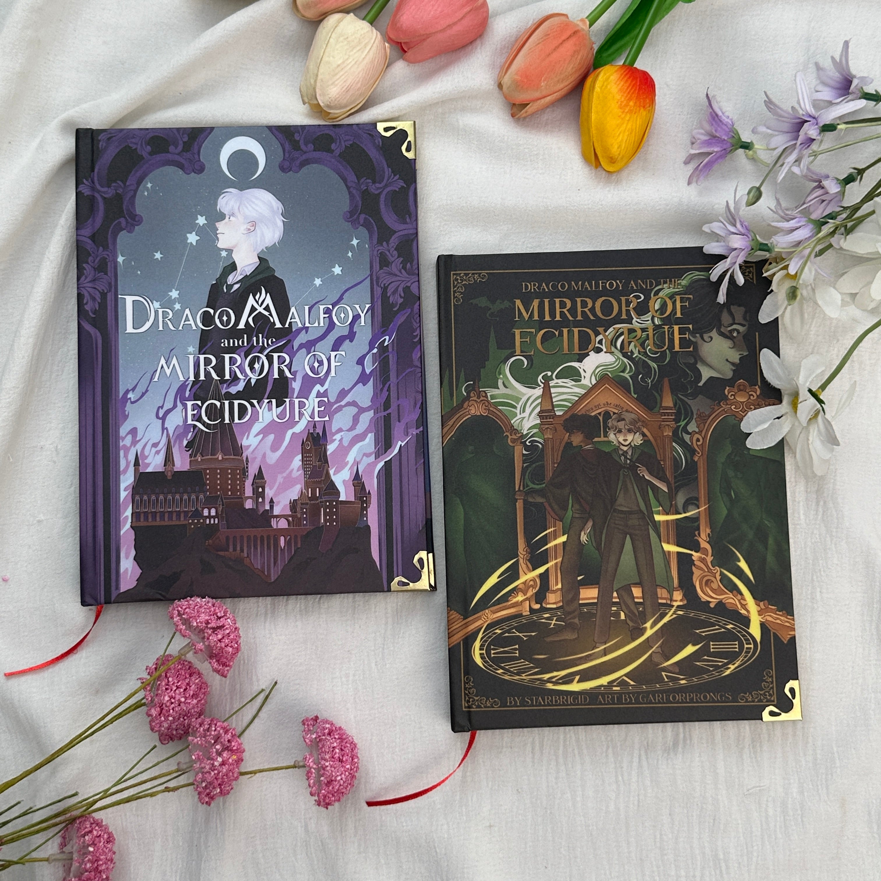Draco Malfoy and the Mirror of Ecidiyure Book Set – Dark Fantasy Draco Malfoy Fanfiction Hardcover Collection, Magical Romance & Adventure Series