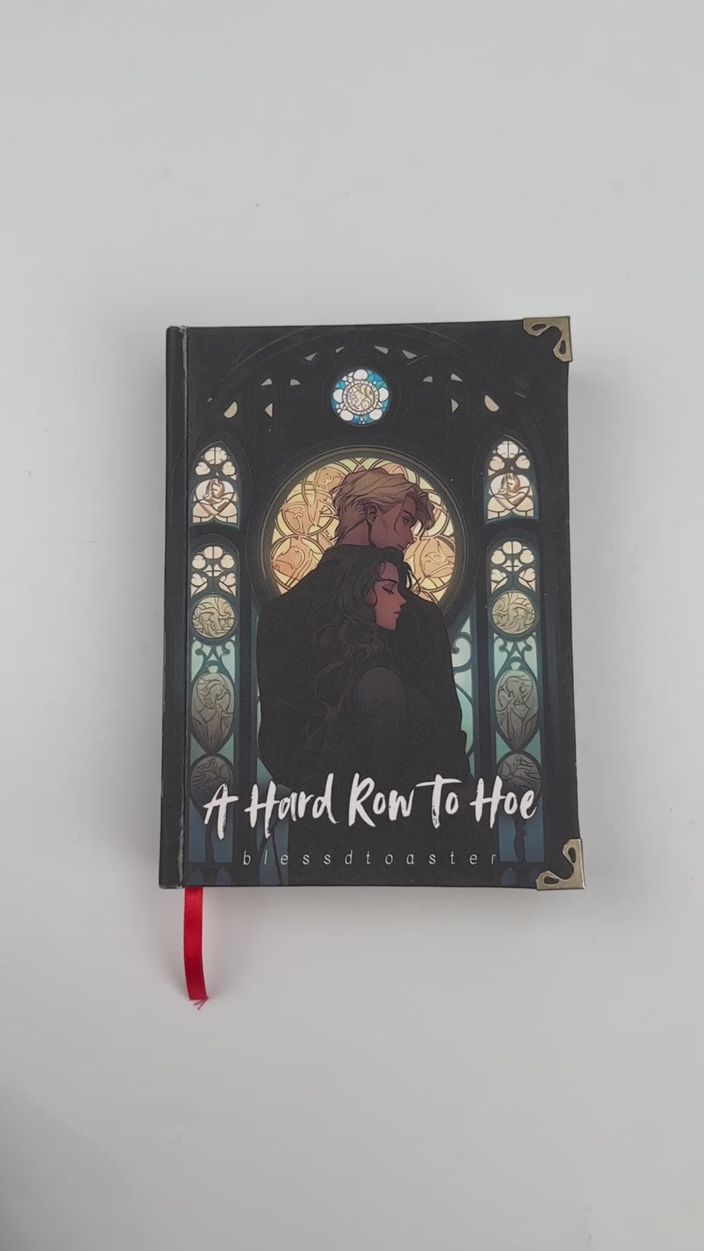 A Hard Row To Hoe by blessdtoaster Hardcover Book | Dark Fantasy Romance Novel with Gothic Romance Vibes