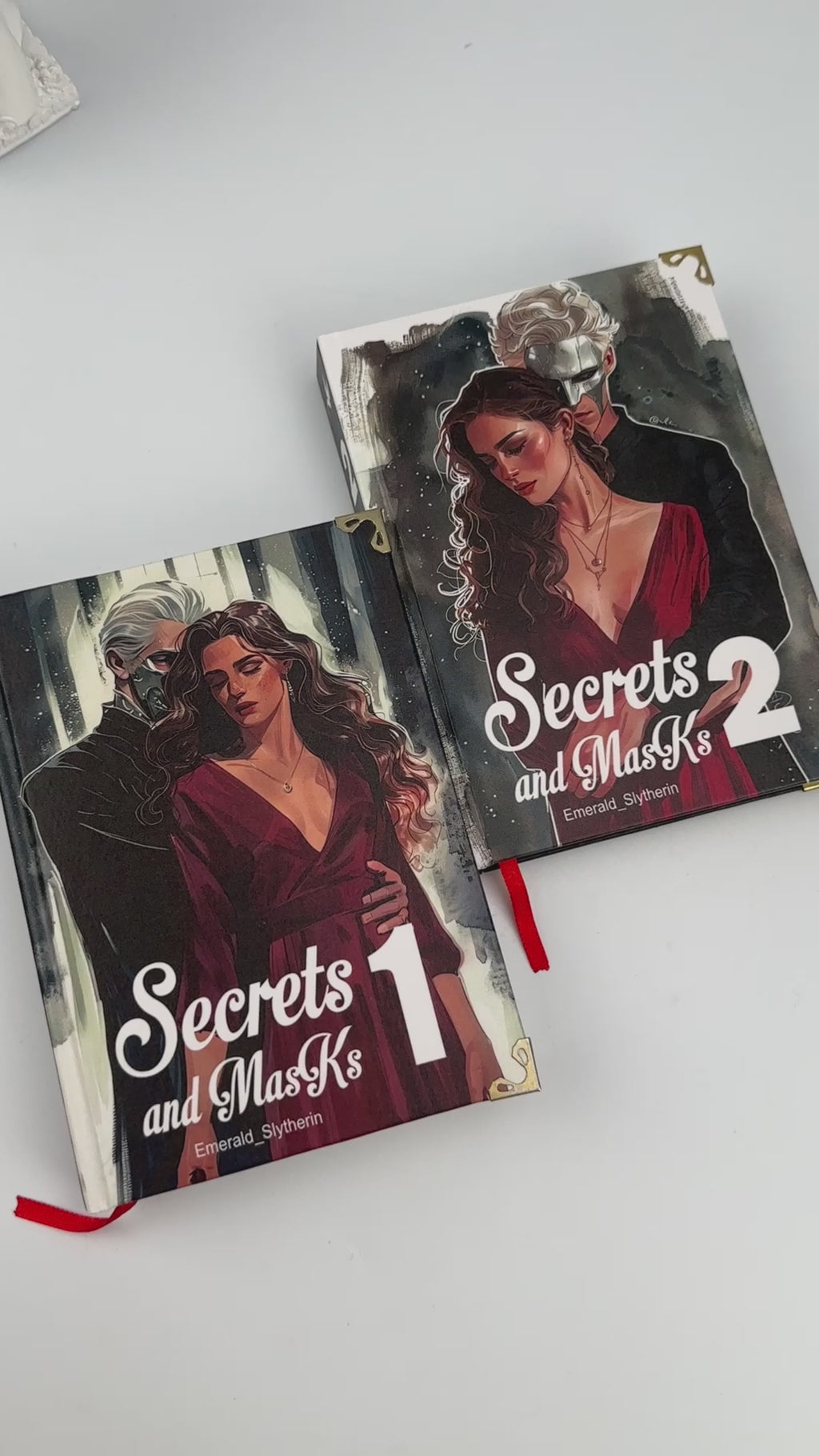 Secrets and Masks Book Set– Dark Romance Fantasy Hardcover Series | Enemies to Lovers Mystery Romance Novel