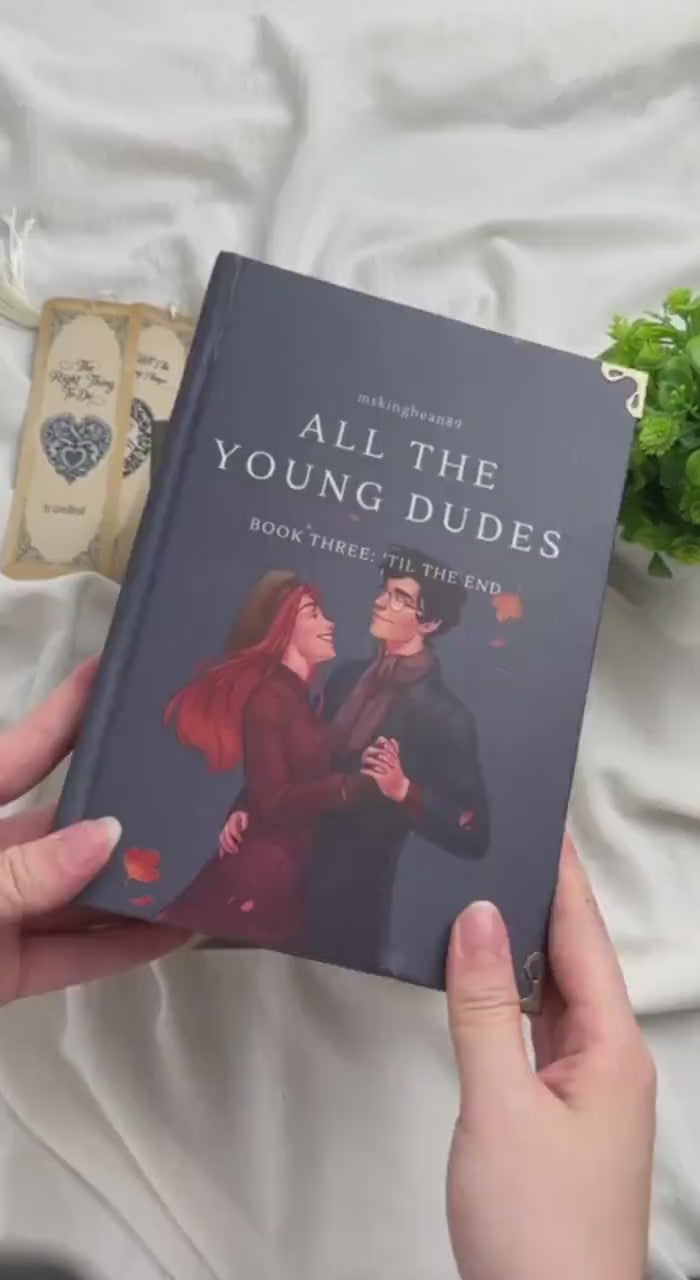All The Young Dudes Book Set – Hardcover Fanfiction Series Collection, Complete YA School Drama & Romance Bundle, Aesthetic Collector Edition