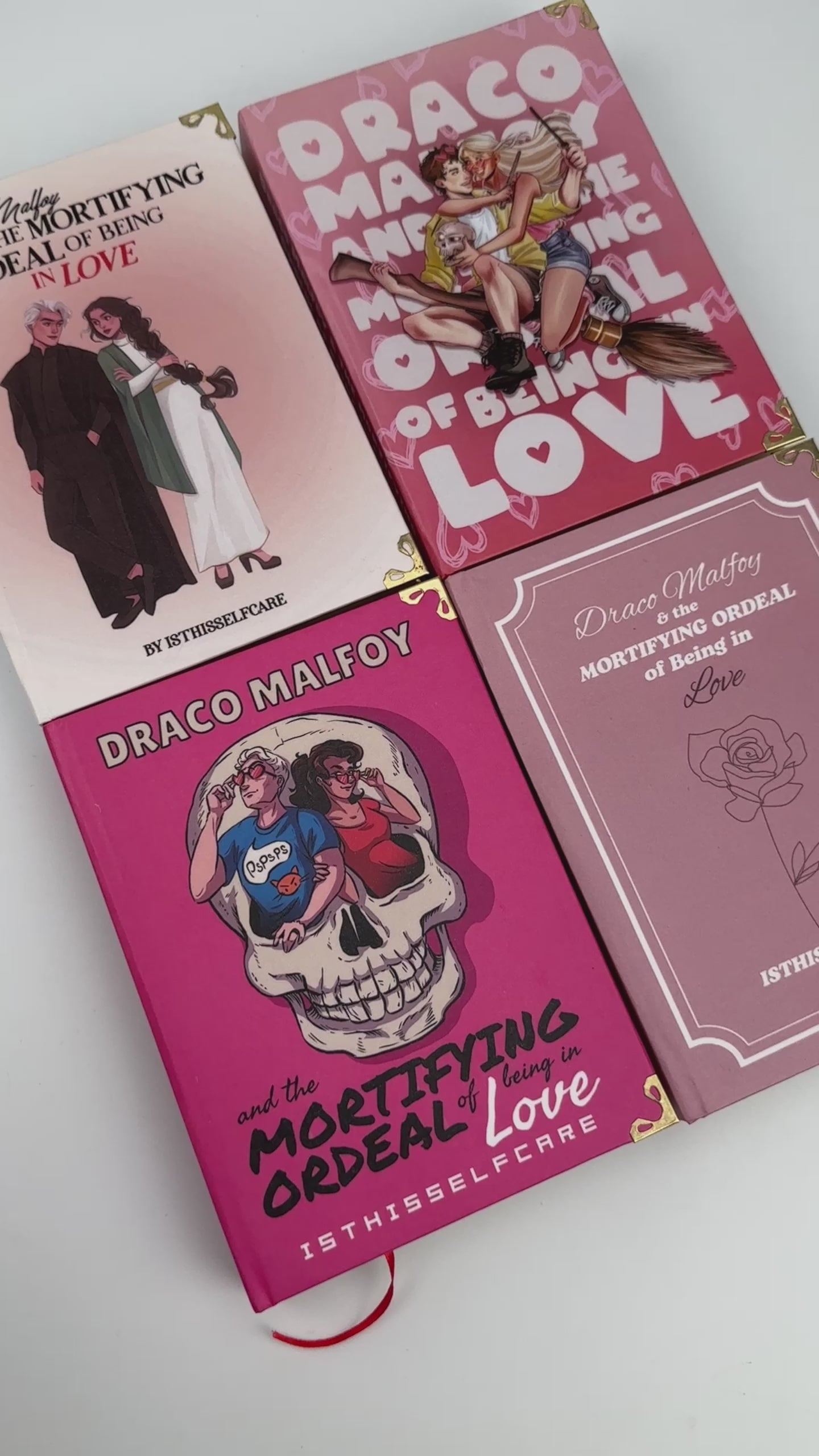 Draco Malfoy & The Mortifying Ordeal of Being in Love Hardcover Book | Slow Burn Enemies to Lovers Fantasy Romance Novel