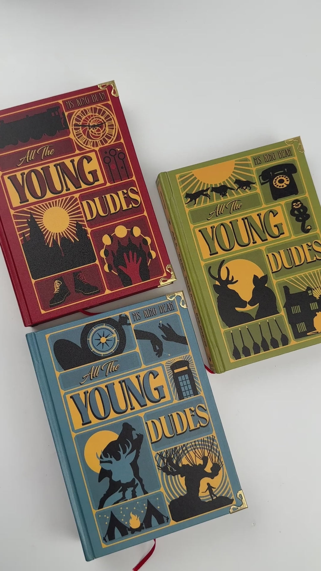 All The Young Dudes Fantasy Book Set – Complete Illustrated Collection by Ms King Bean