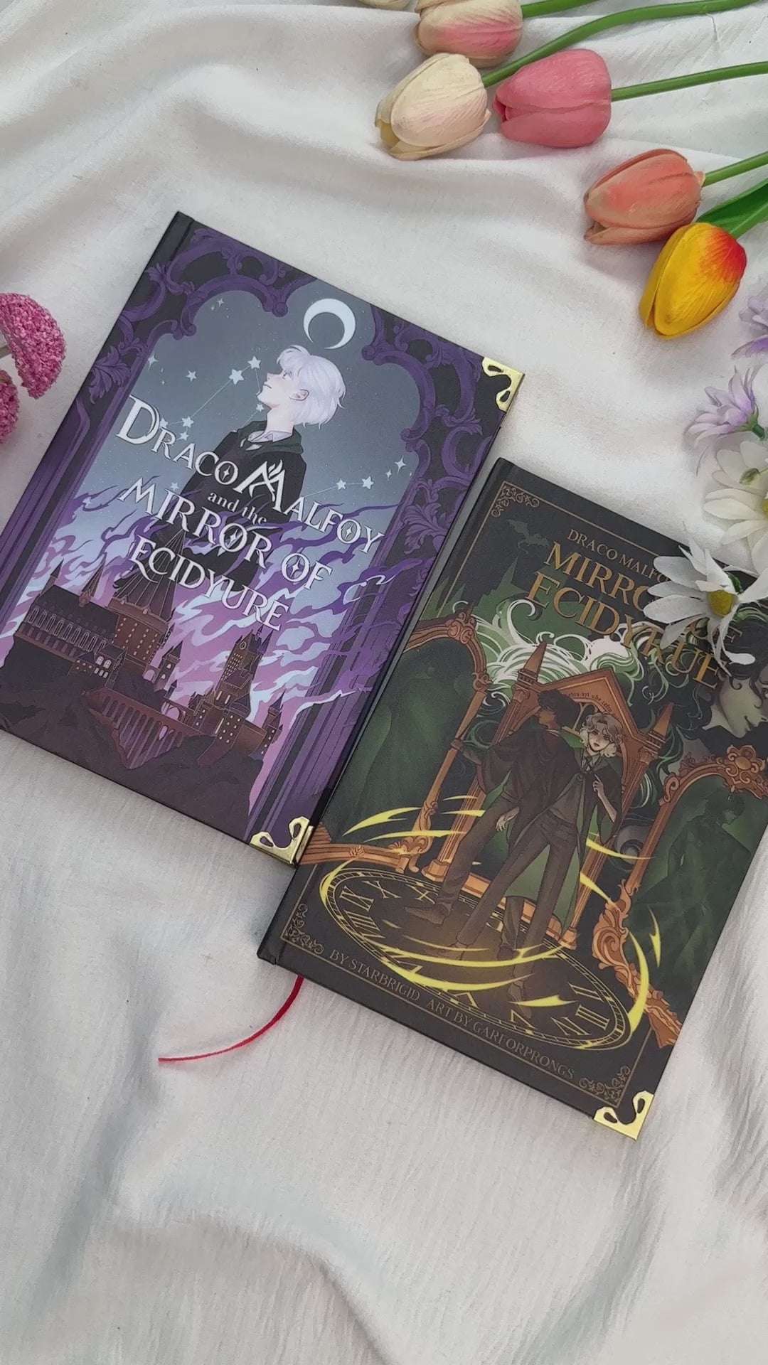 Draco Malfoy and the Mirror of Ecidiyure Book Set – Dark Fantasy Draco Malfoy Fanfiction Hardcover Collection, Magical Romance & Adventure Series